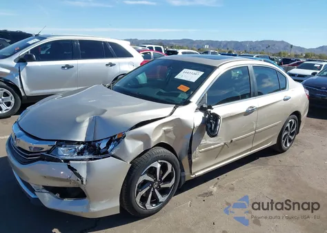 2016 Honda Accord Ex-L z USA, uszkodzony, nr VIN 1HGCR2F82GA046284